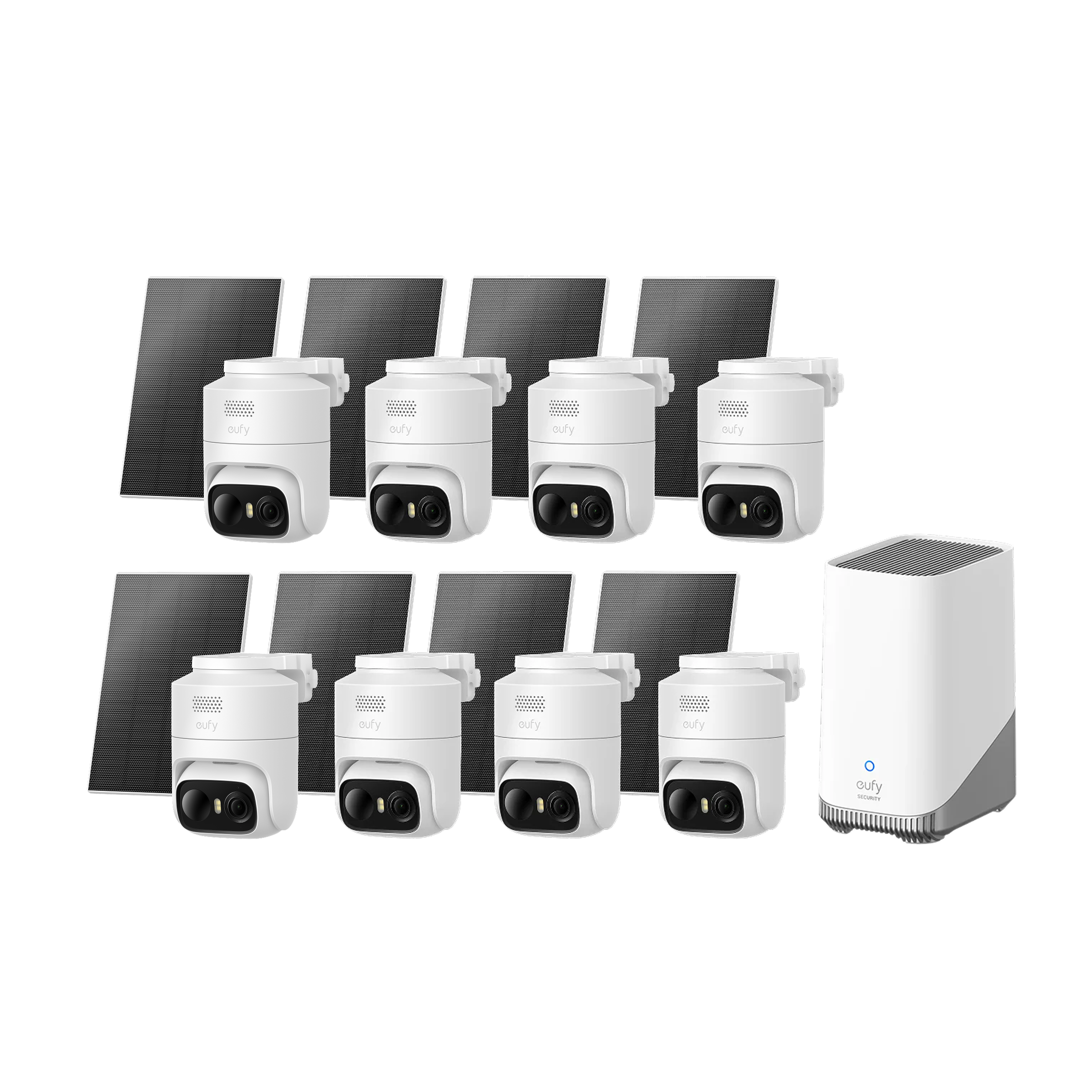 eufy-eufycam-c37-kit-8-cam-ras-homebase-3-2k-ptz-360-solaire image 1
