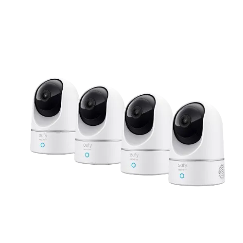 eufy-indoor-cam-e220-2k-lot-de-4-cam-ras-pan-tilt-360-cam-ra-int-rieure-ia image 1