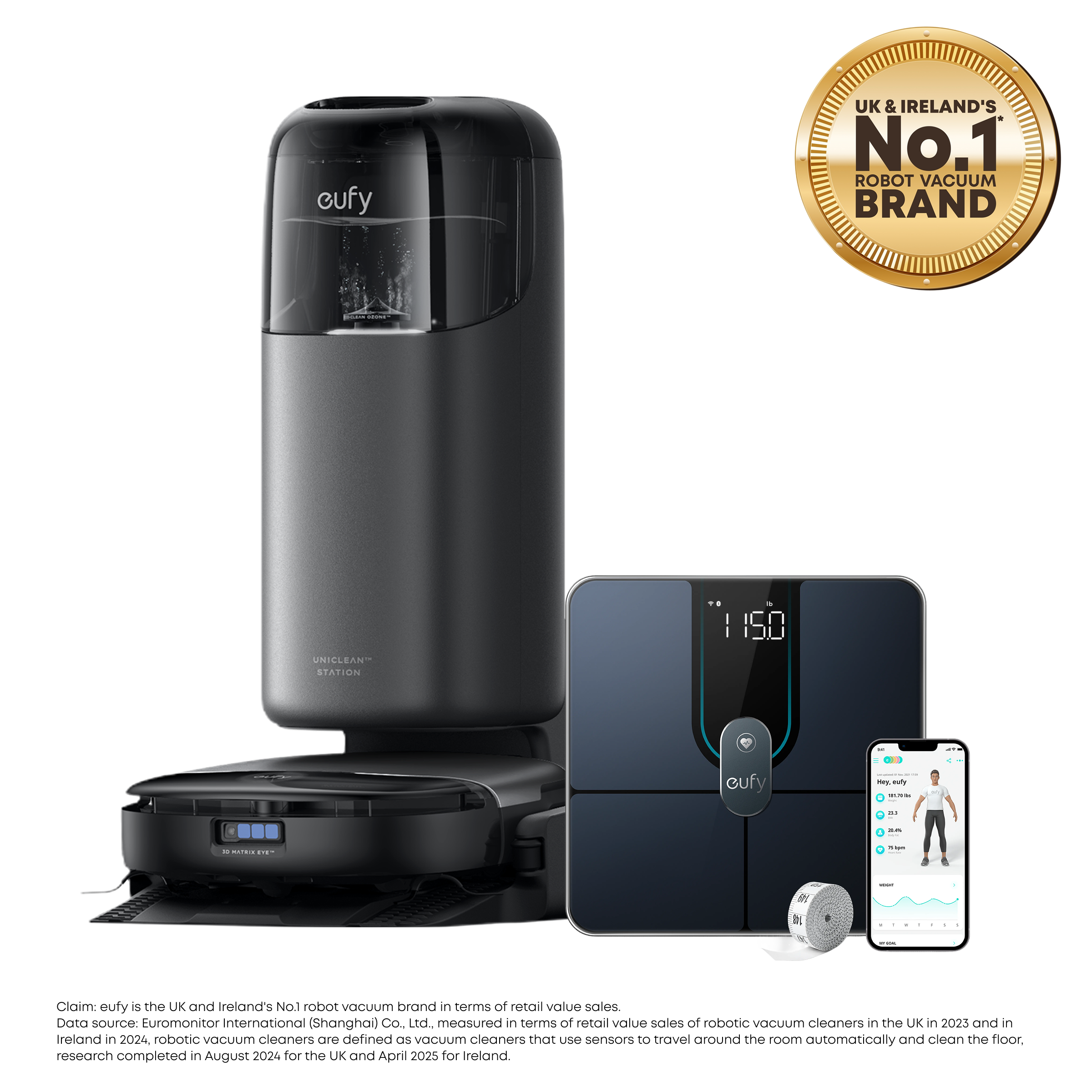 eufy-robot-aspirateur-laveur-omni-s1-pro-balance-smart-scale-p2-pro image 2