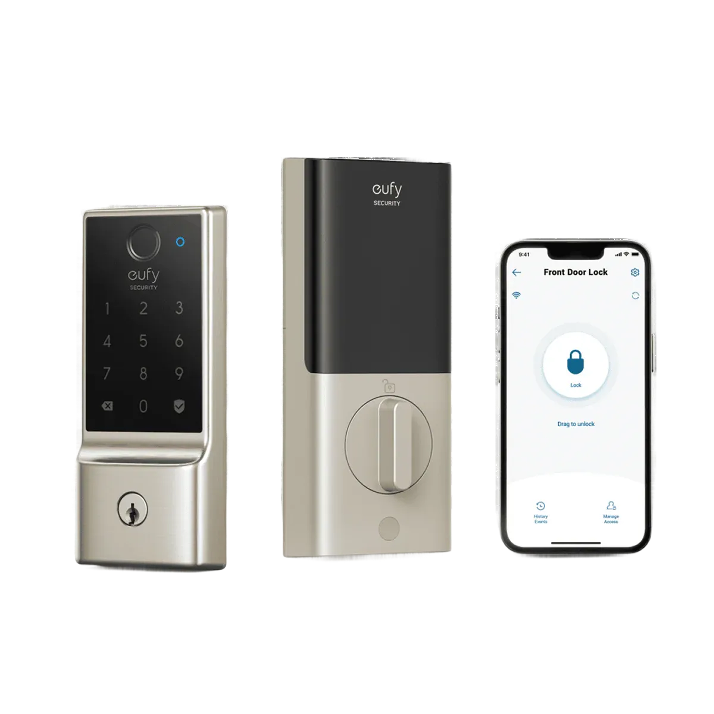 eufy-smart-lock-c220-nickel-serrure-connect-e-empreinte image 1