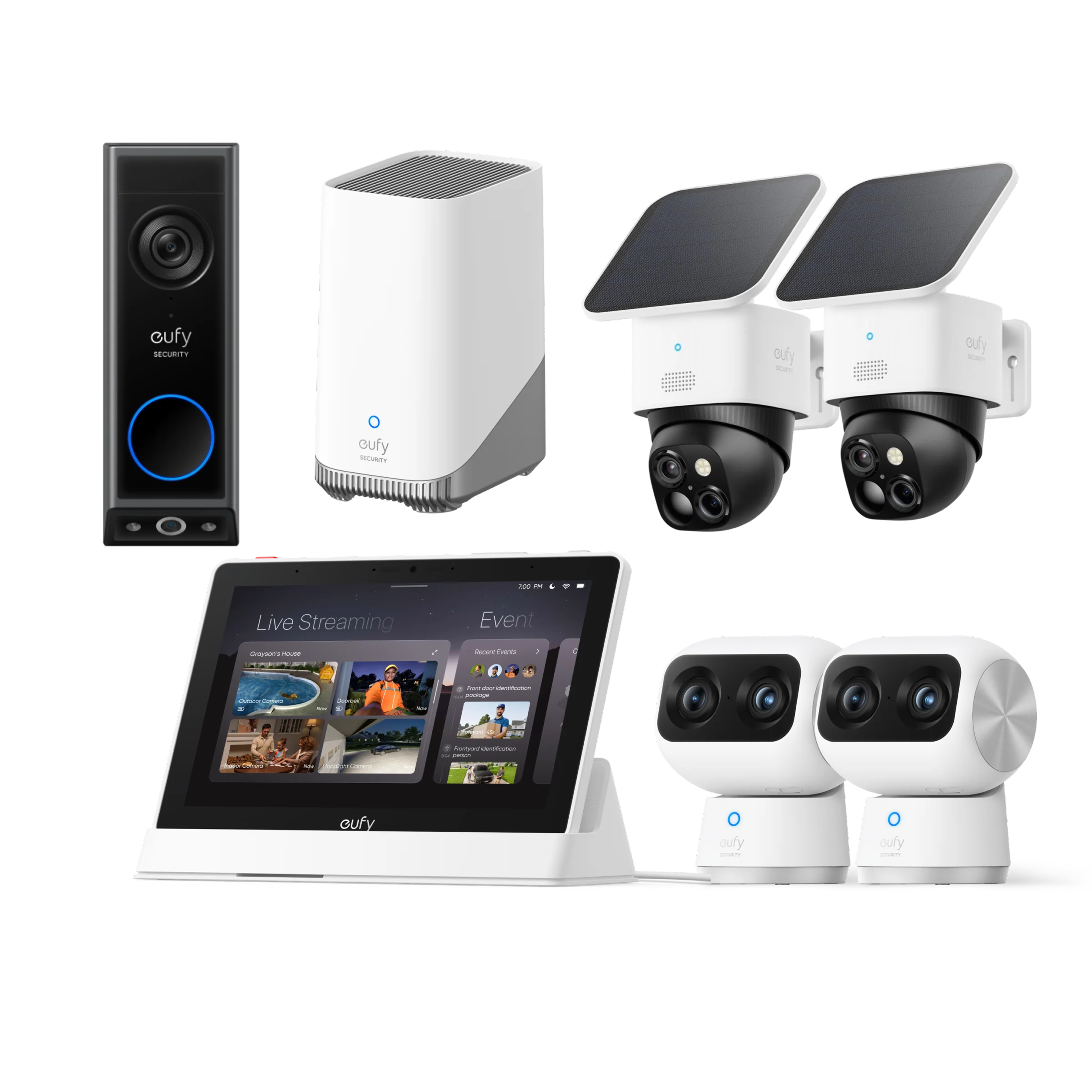 eufy-pack-premium-maison-solocam-s340-cam-ra-3k-ptz-solaire-avec-double-cam-ra-e image 1
