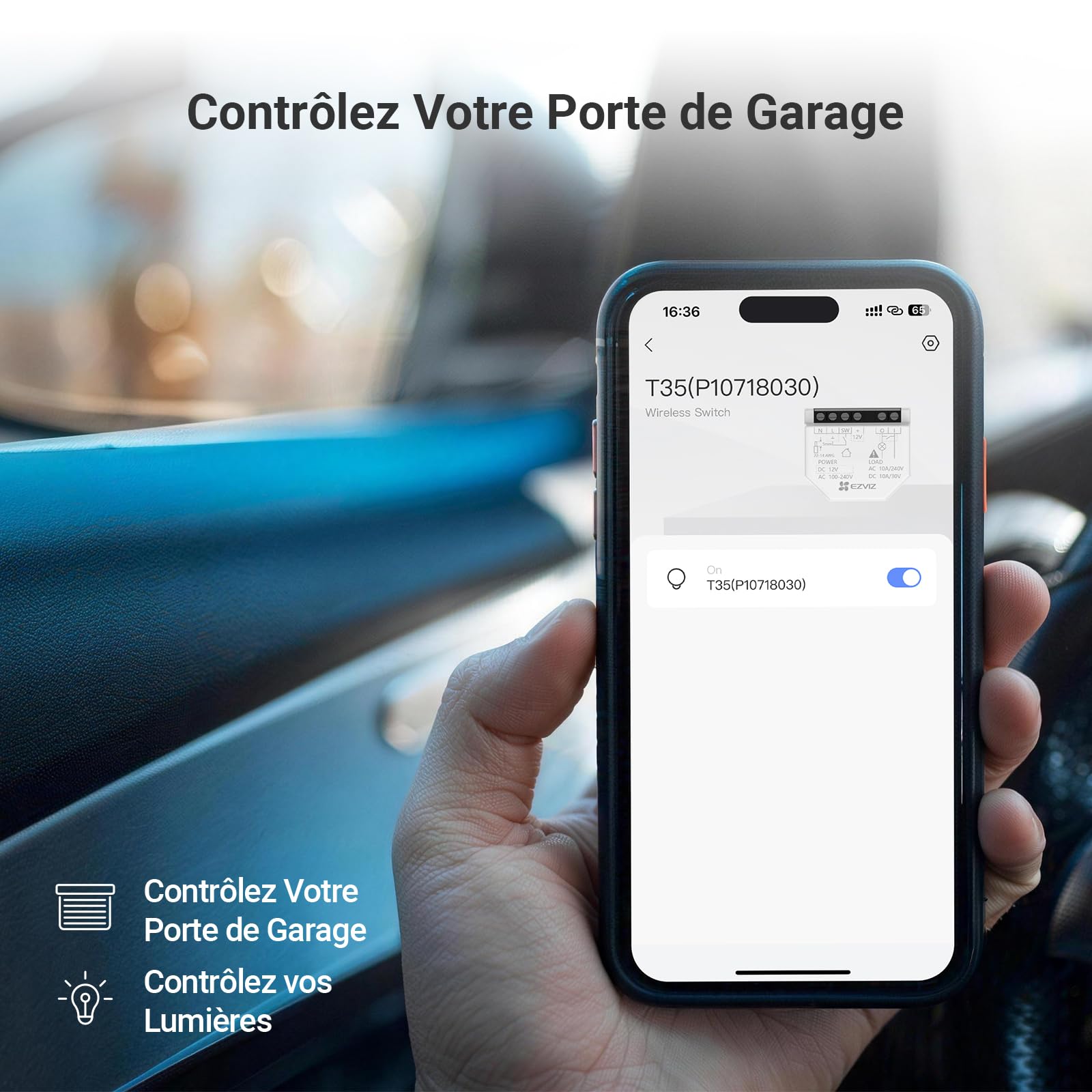 ezviz-t35wd-relais-wi-fi-intelligent-contact-sec-porte-de-garage-et-clairage-mat image 3