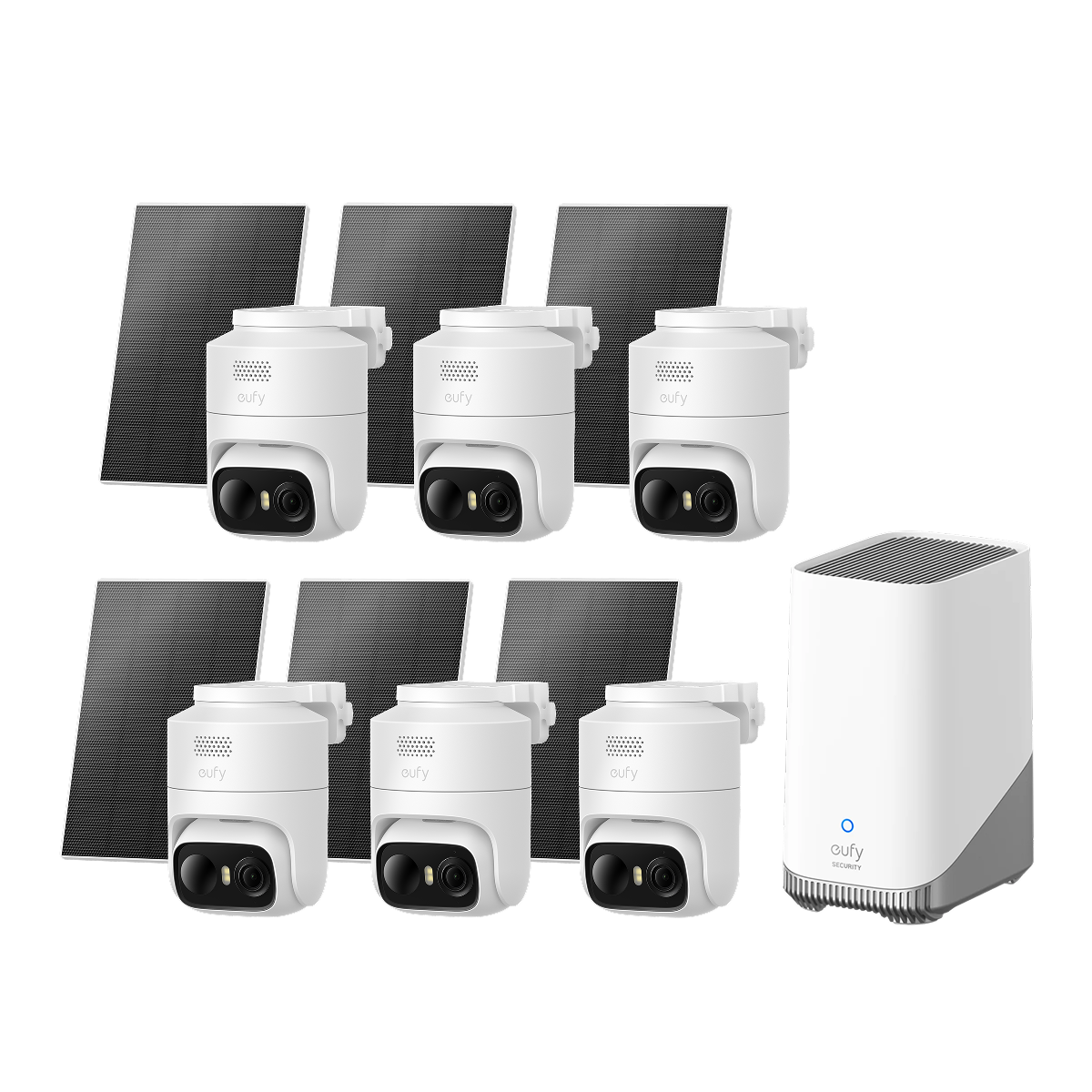 eufy-eufycam-c37-kit-6-cam-ras-avec-homebase-3-cam-ra-de-surveillance-360-avec-s image 1