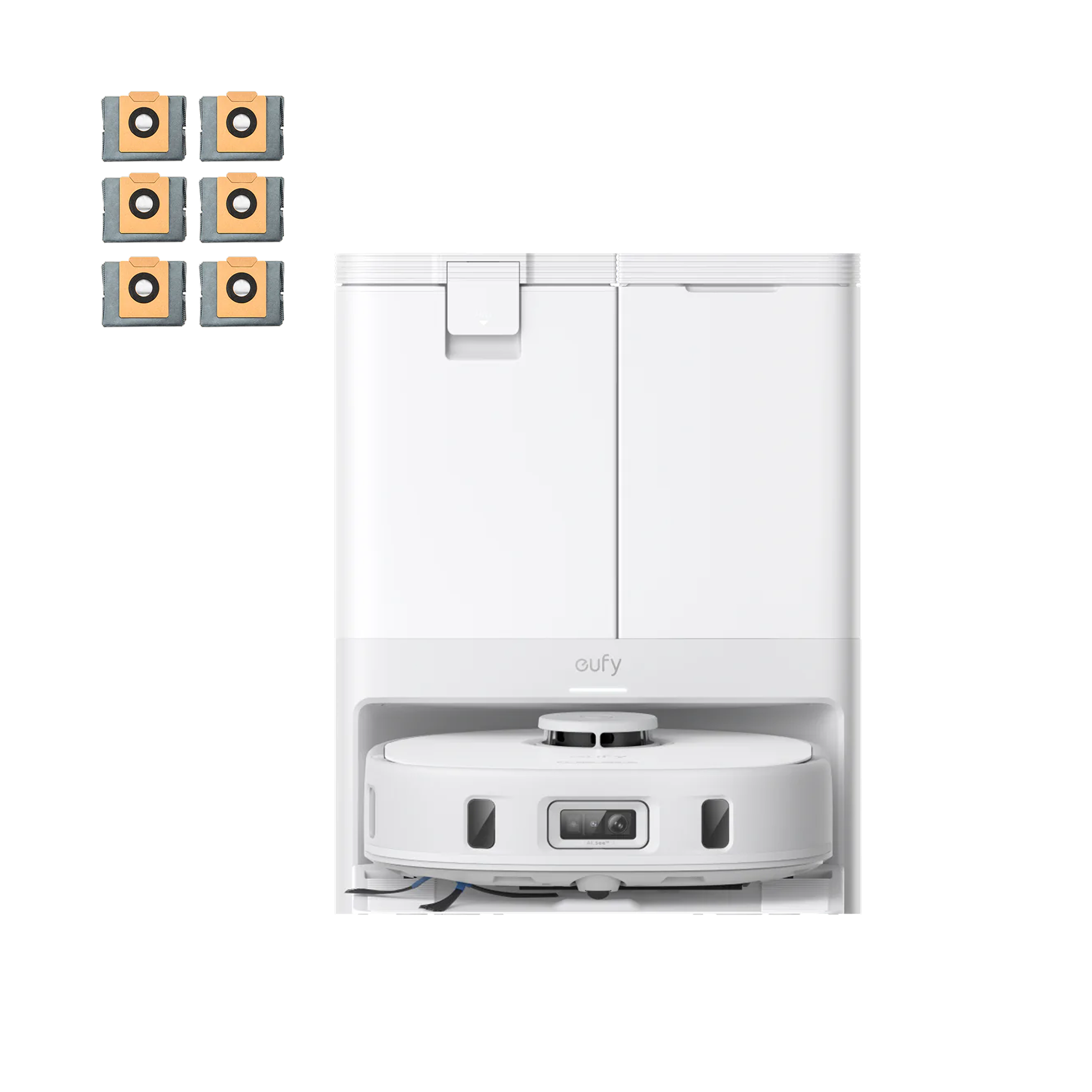 eufy-x10-pro-omni-blanc-robot-aspirateur-et-laveur-avec-6-sacs-poussi-re image 1