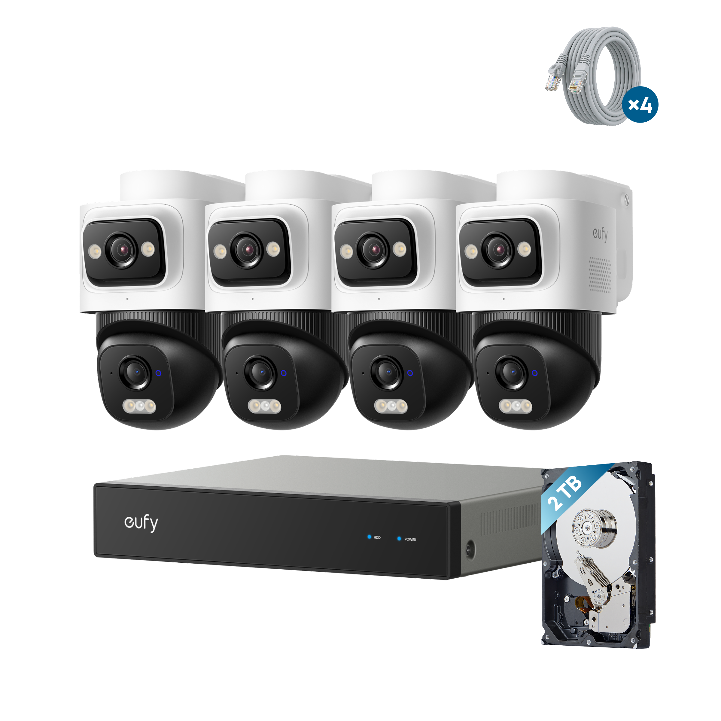 eufy-security-nvr-e50-kit-4-cam-ras-double-objectif-bullet-ptz-2k-4k-360 image 8