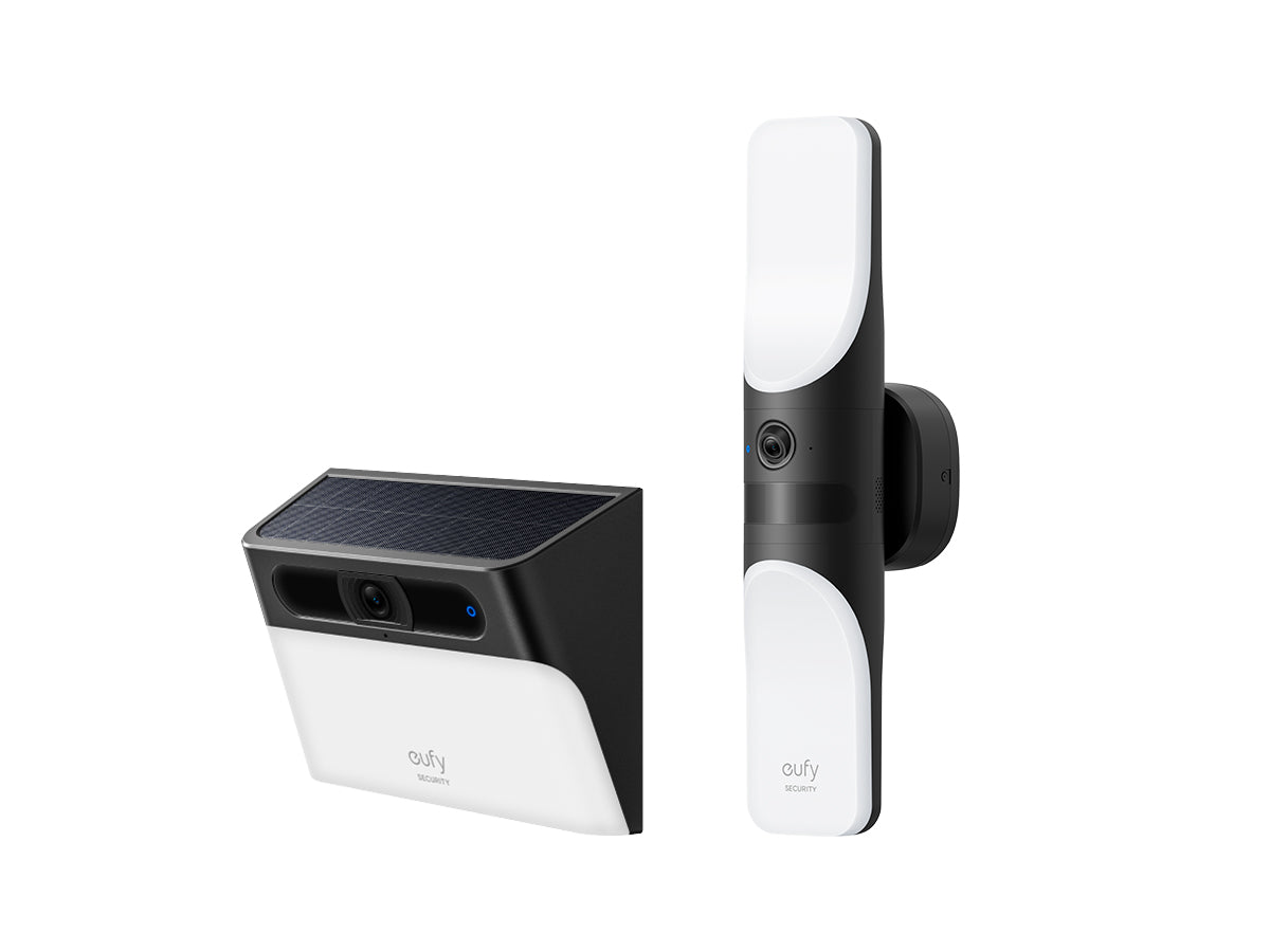 eufy-wired-wall-light-cam-s100-solar-wall-light-cam-s120-lot-2-cam-ras-appliques image 1