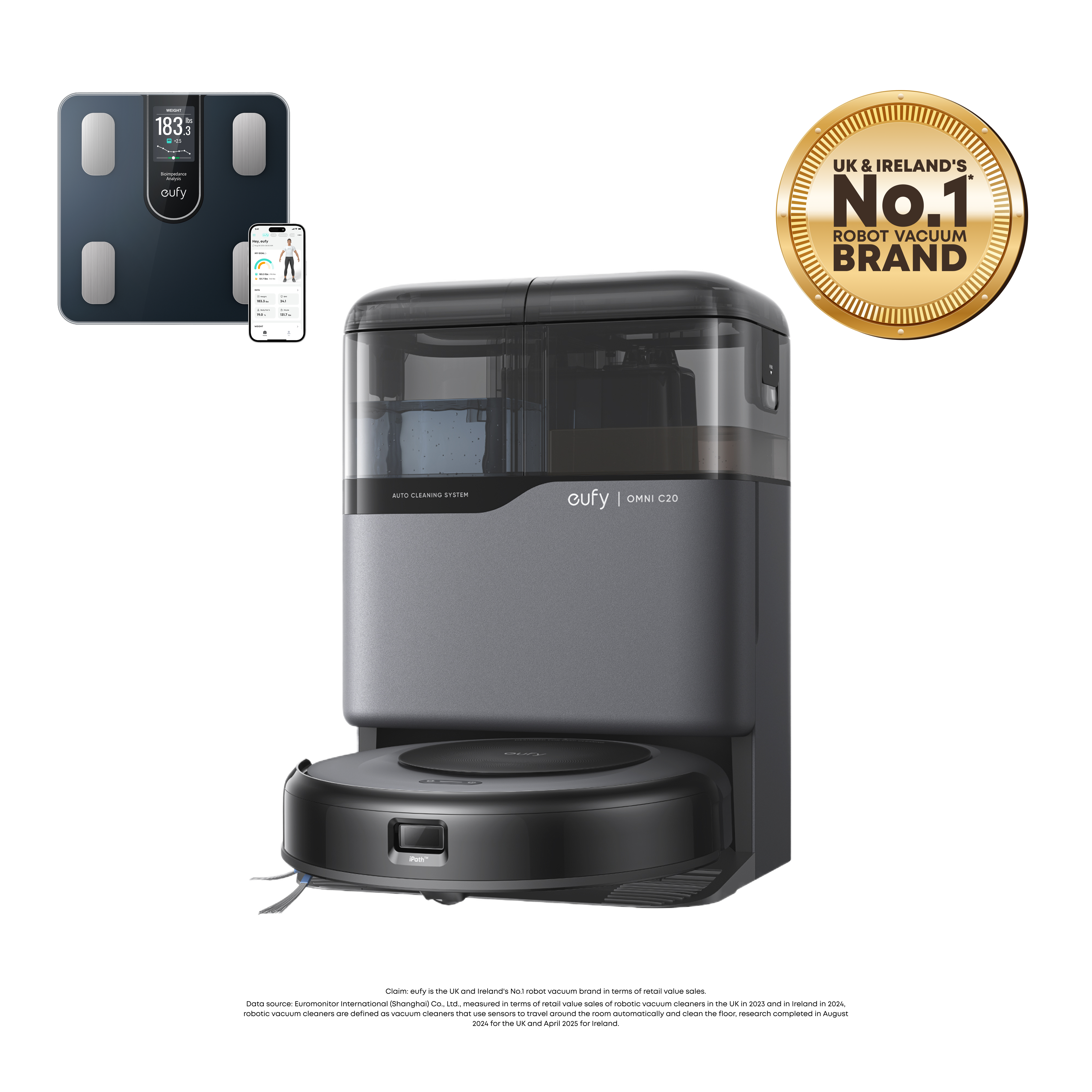 eufy-omni-c20-robot-aspirateur-laveur-balance-connect-e-smart-scale-c20 image 2