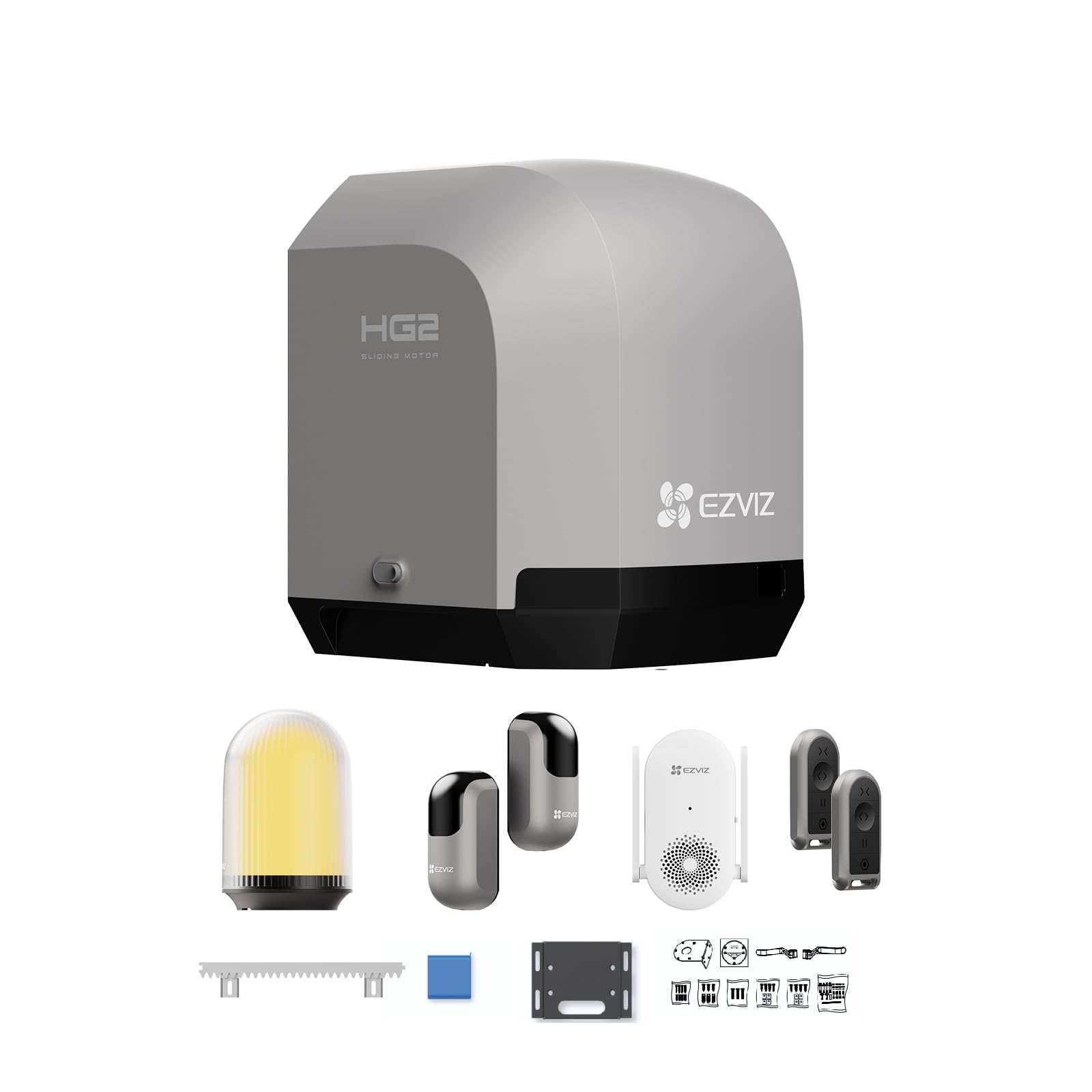 ezviz-hg2-400-moteur-portail-coulissant-400-kg-6m-wi-fi-cam-ra image 1