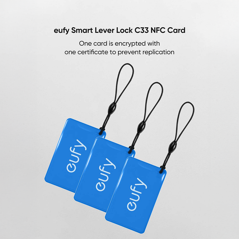eufy-cartes-nfc-lot-de-3-pour-serrure-connect-e-smart-lever-lock-c33 image 3