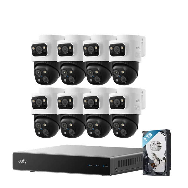 eufy-syst-me-poe-nvr-s4-max-4-cam-ras-poe-cam-s4-add-ons-4k image 1