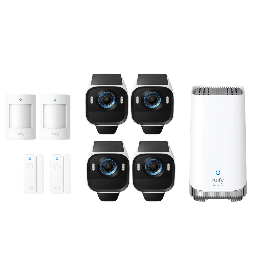 eufy-eufycam-s3-pro-kit-4-cam-ras-syst-me-d-alarme-homebase-s380-kit-4k-maxcolor image 1