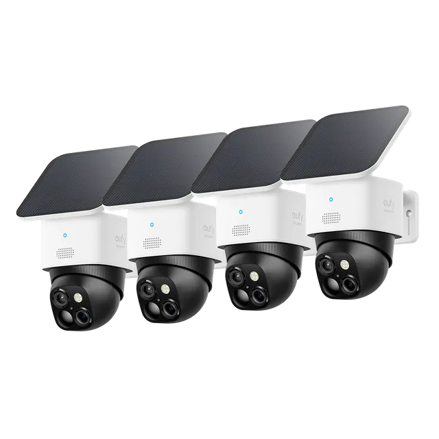 eufy-solocam-s340-pack-de-4-cam-ra-solaire-3k-360-double-objectif image 1