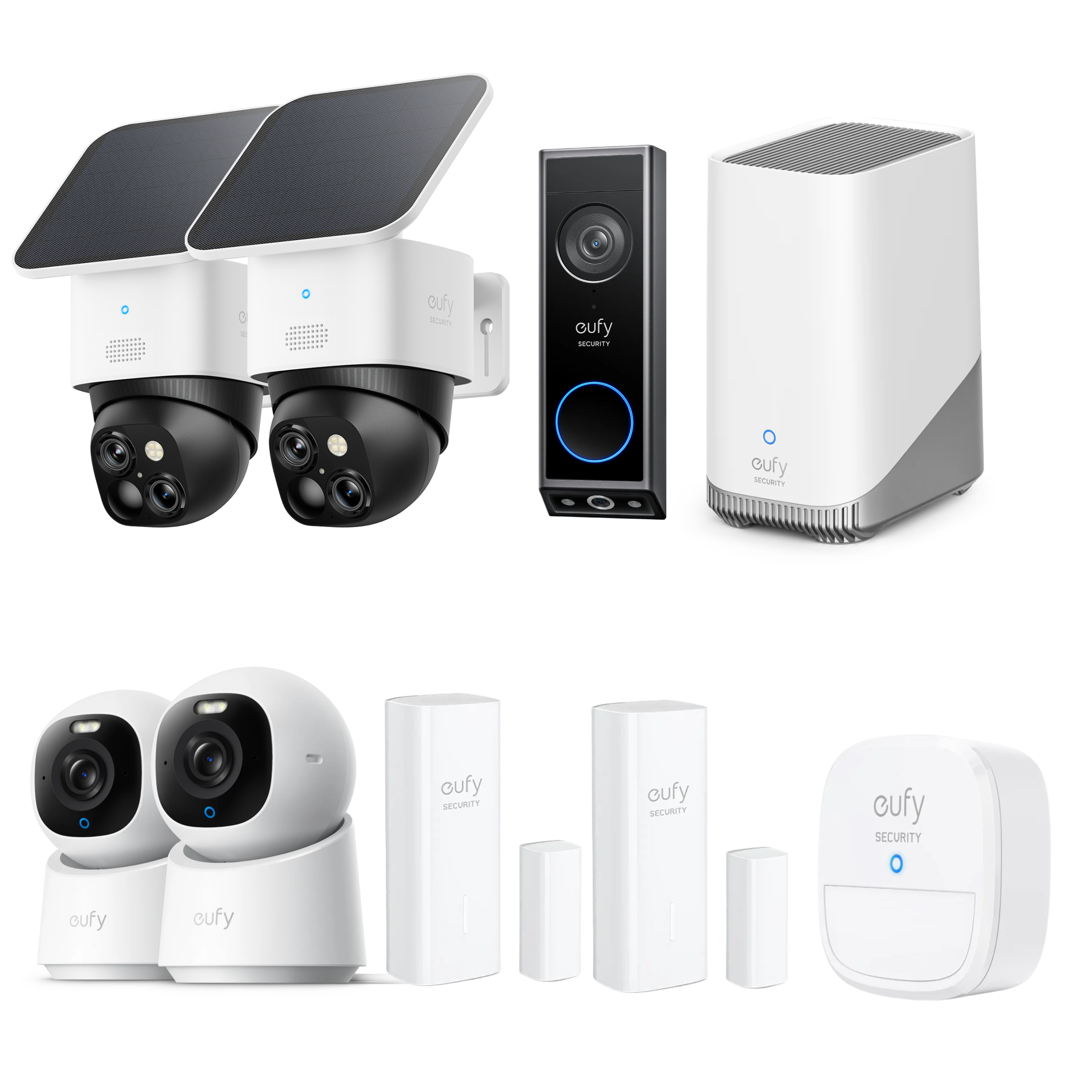 eufy-whole-home-premium-bundle-pack-sonnette-e340-homebase-s380-solocam-s340 image 1