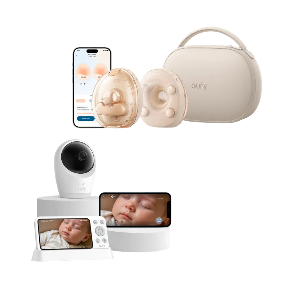 eufy-wearable-breast-pump-s2-pro-baby-monitor-avec-cam-ra-e21-4k image 1