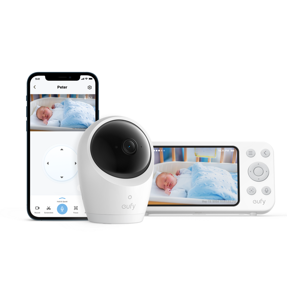 eufy-baby-monitor-e20-babyphone-vid-o-2k-330-avec-application image 1