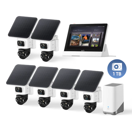 eufy-eufycam-s4-kit-6-cam-ras-homebase-s380-disque-1-to image 2