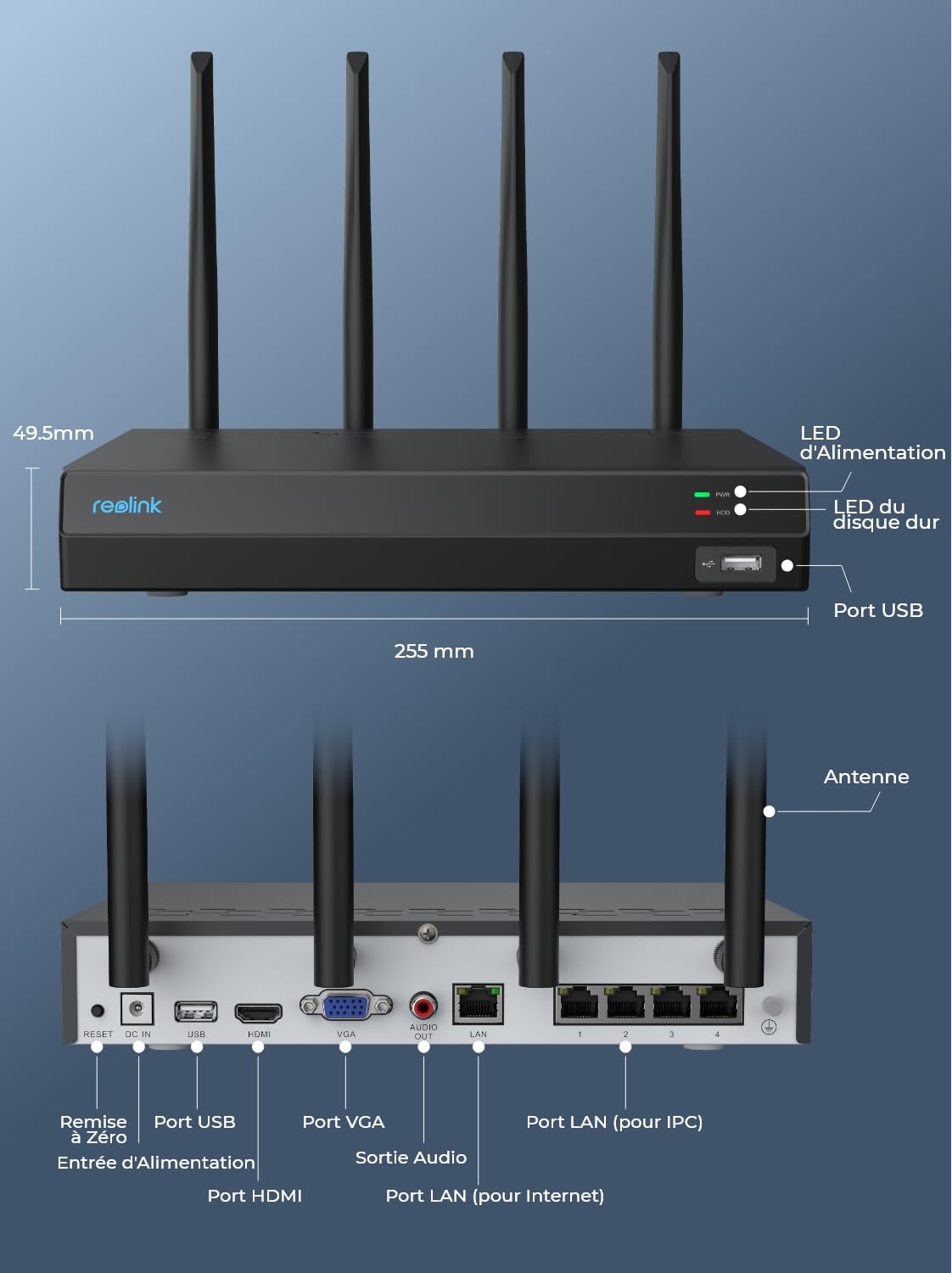 reolink-rln12w-nvr-wifi-6-4k-12-canaux-hdd-2-to-inclus-extensible-8-to image 8