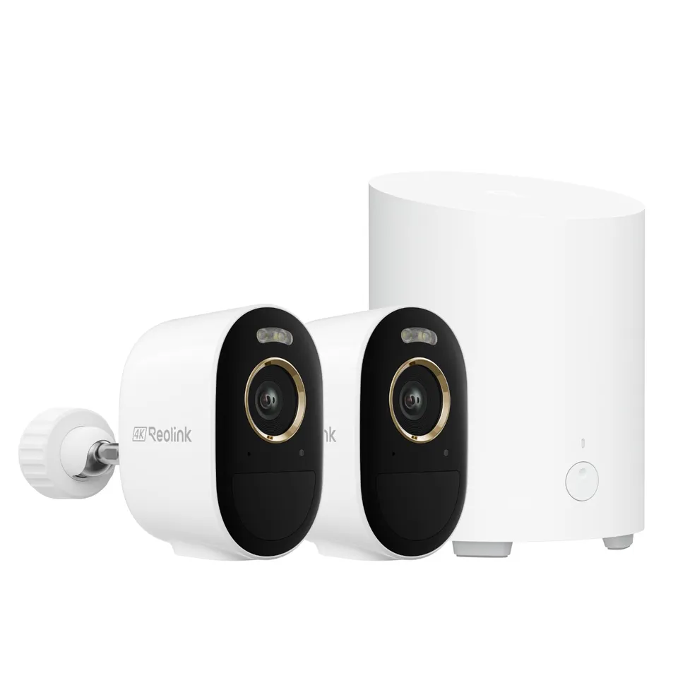 reolink-kit-cam-ra-ext-rieure-solaire-4k-8mp-home-hub-mini-d-tection-ia image 1