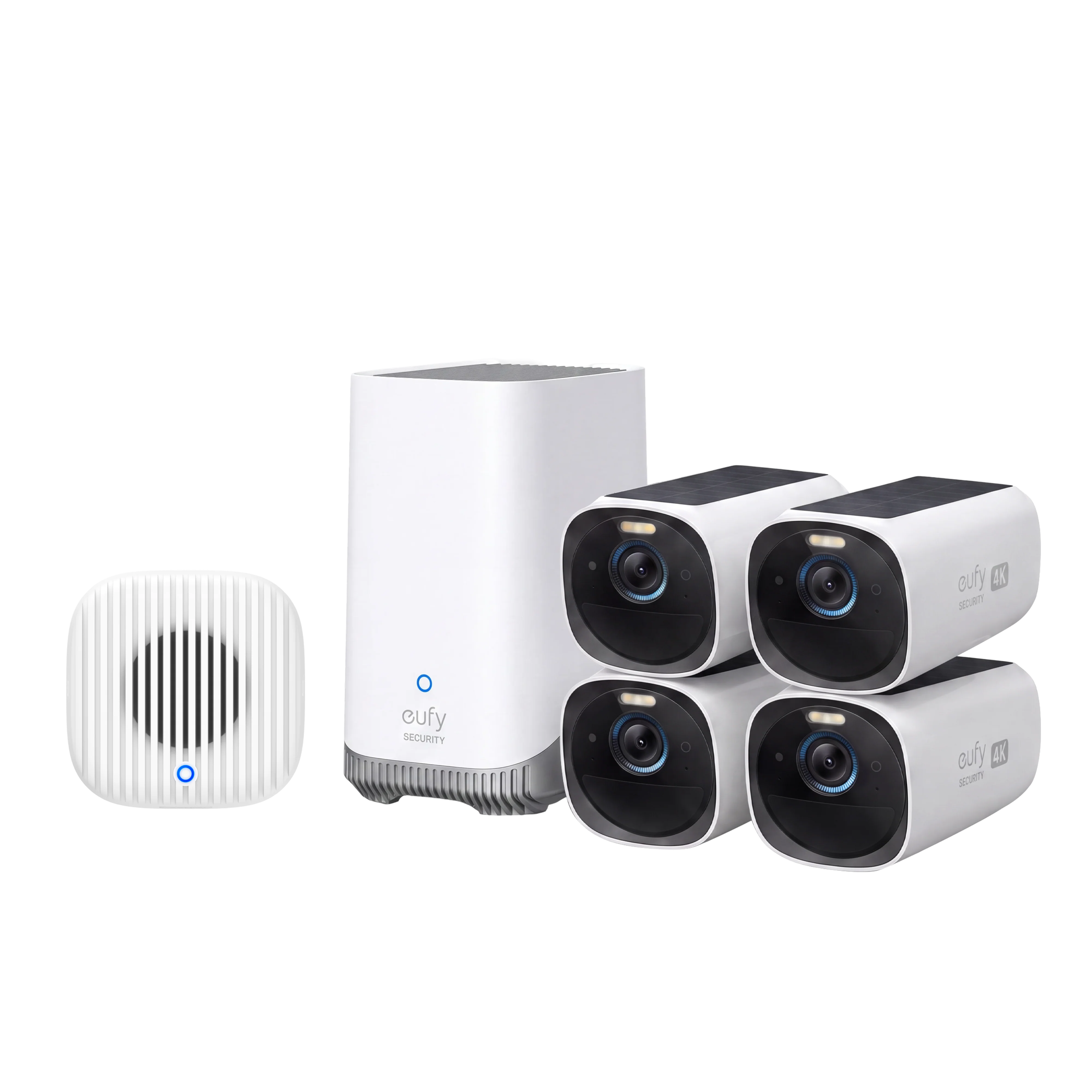 eufy-eufycam-3-s330-kit-4-cam-ras-solaires-4k-homebase-3-carillon image 1
