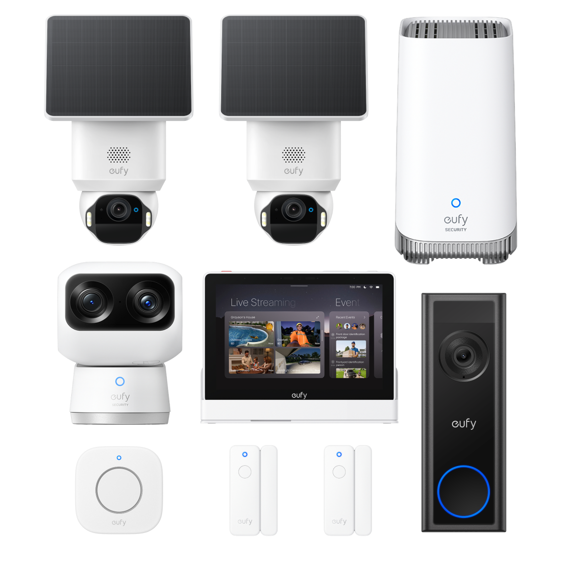 eufy-complete-fortified-home-ecosystem-kit-syst-me-alarme-et-vid-osurveillance image 1
