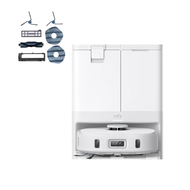 eufy-x10-pro-omni-robot-aspirateur-laveur-blanc-kit-de-pi-ces-de-rechange image 1