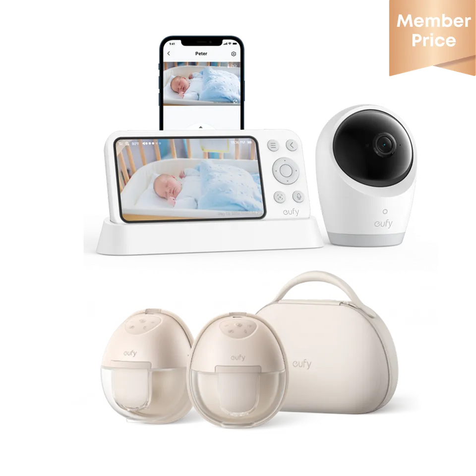 eufy-s1-pro-baby-monitor-e21-pack-tire-lait-portable-chauffant-et-moniteur-b-b image 1