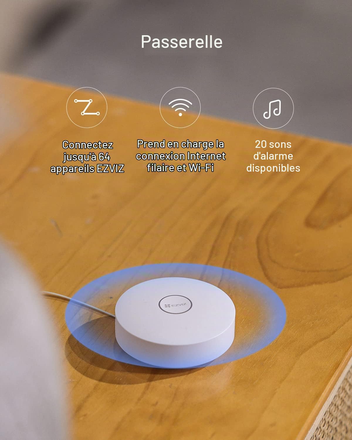 ezviz-alarme-a3-kit-passerelle-d-tecteur-ouverture-bouton-intelligent image 2