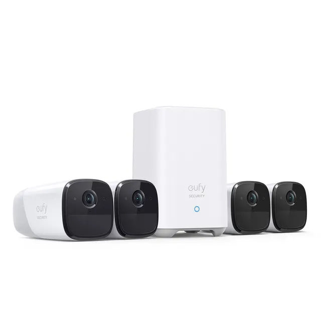 eufy-eufycam-2-pro-2k-kit-4-cam-ras-homebase-2-2 image 1