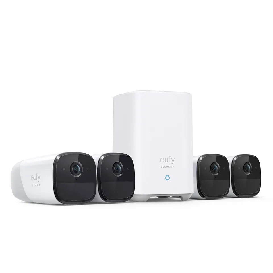 eufy-eufycam-2-pro-2k-kit-4-cam-ras-homebase-2-2 image 1