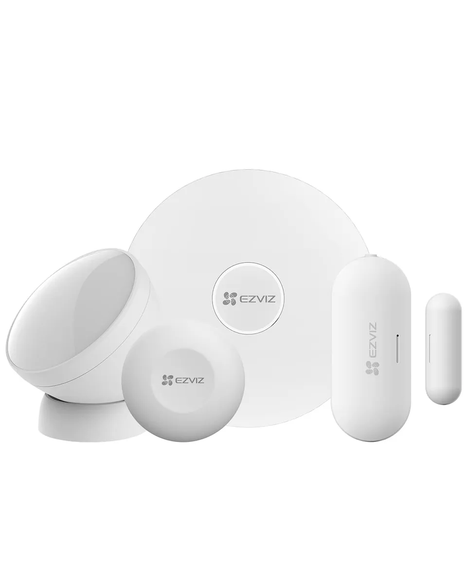 ezviz-b1-kit-s-curit-wi-fi-passerelle-a3-capteurs-pir-ouverture-et-bouton image 1