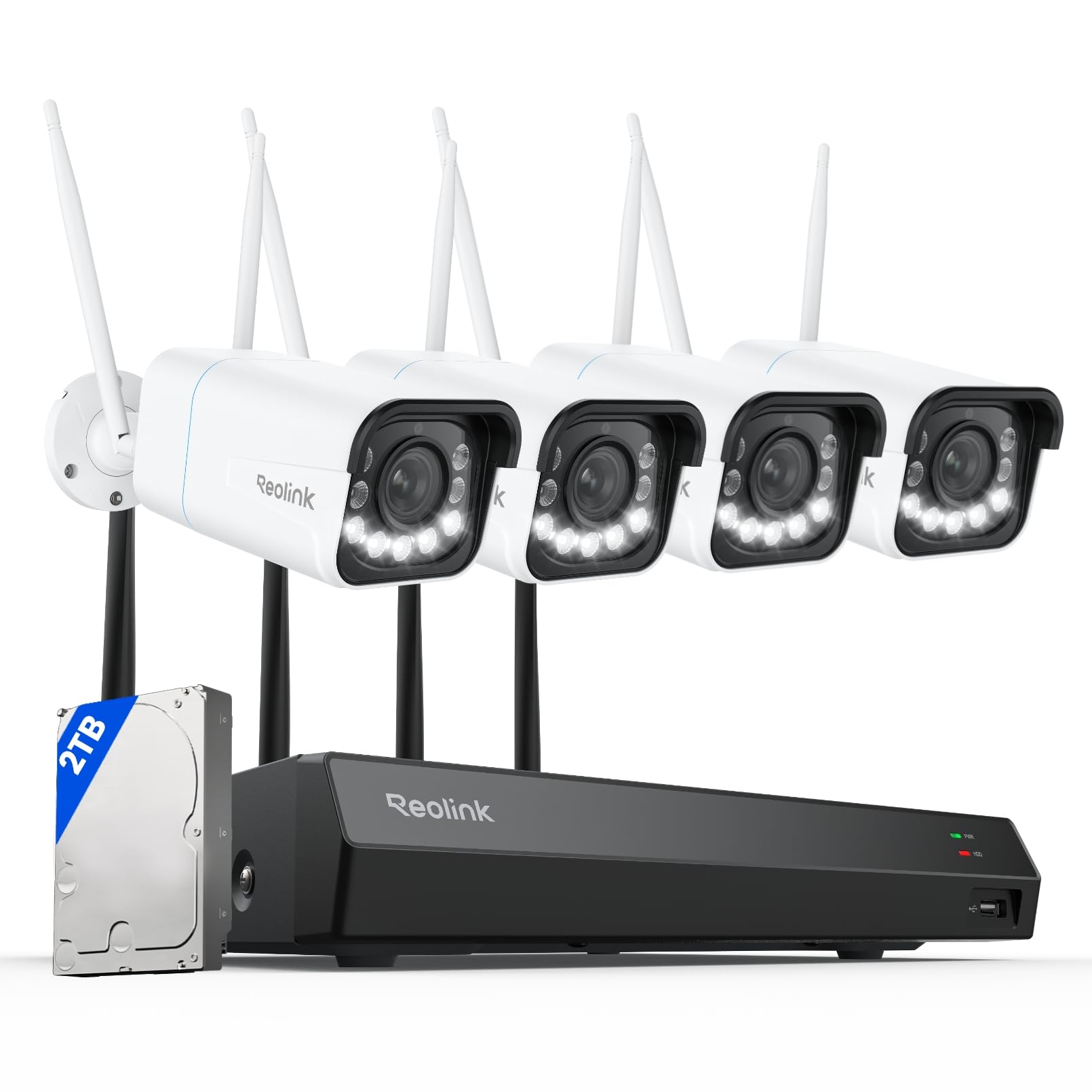 reolink-rlc-811wa-rln12w-kit-cam-ra-surveillance-wifi-ext-rieure-4k-zoom-optique image 1