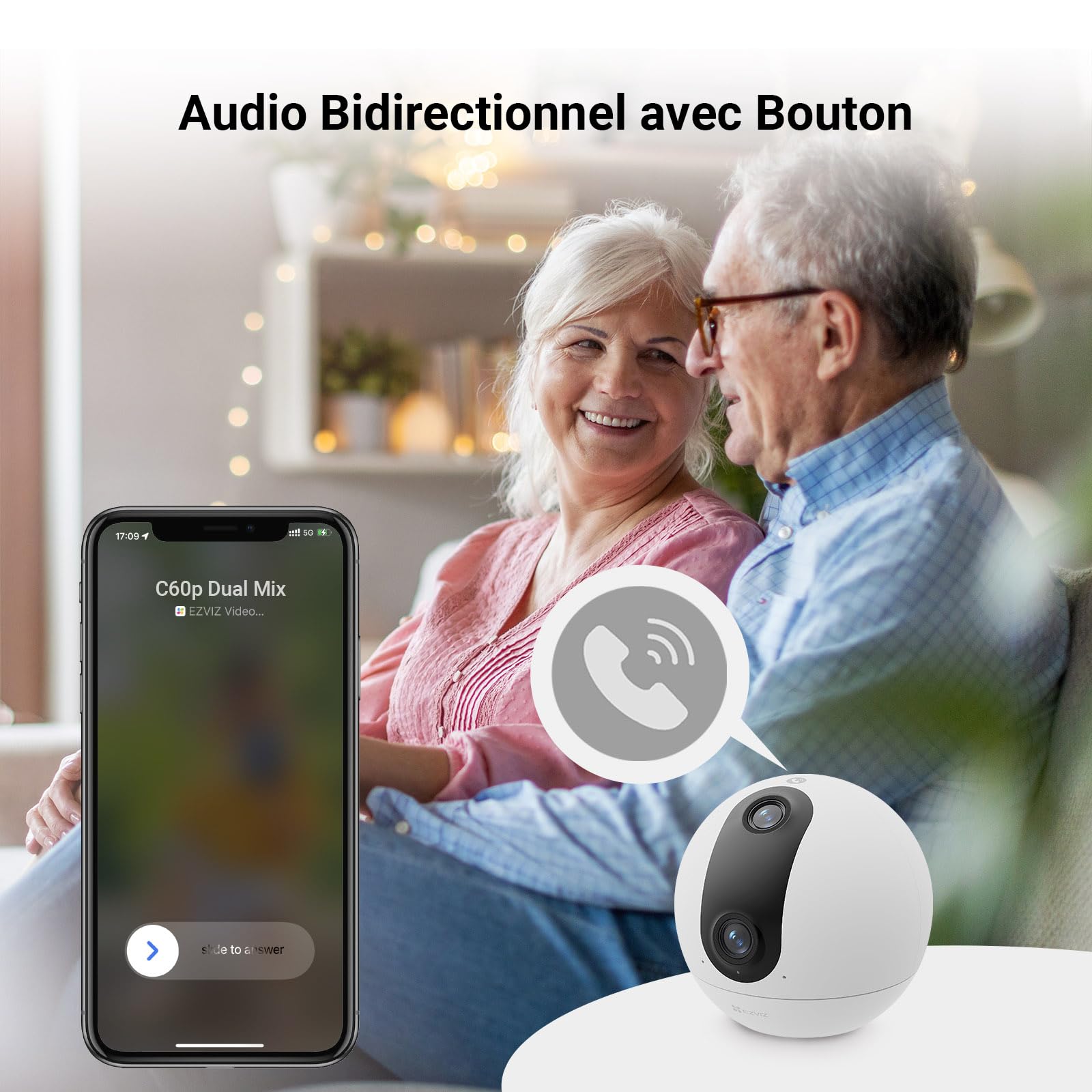 ezviz-c60p-cam-ra-int-rieure-wifi-6-double-objectif-2k-360-avec-d-tection-humain image 5