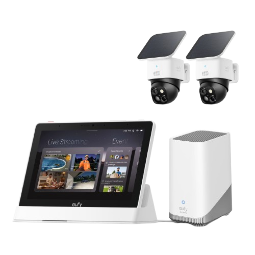 eufy-smart-display-solocam-s340-lot-de-2-homebase-s380-pack-surveillance-4-cam-r image 1