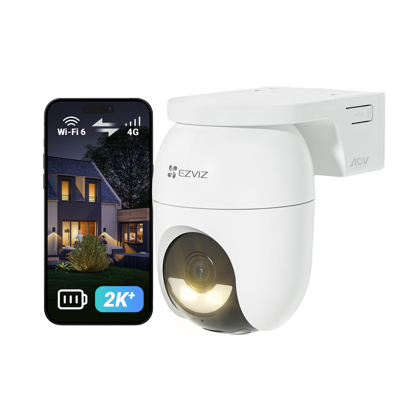 ezviz-cb8-lite-4g-cam-ra-ext-rieure-4g-wi-fi-2k-360-ptz-solaire-aov image 1