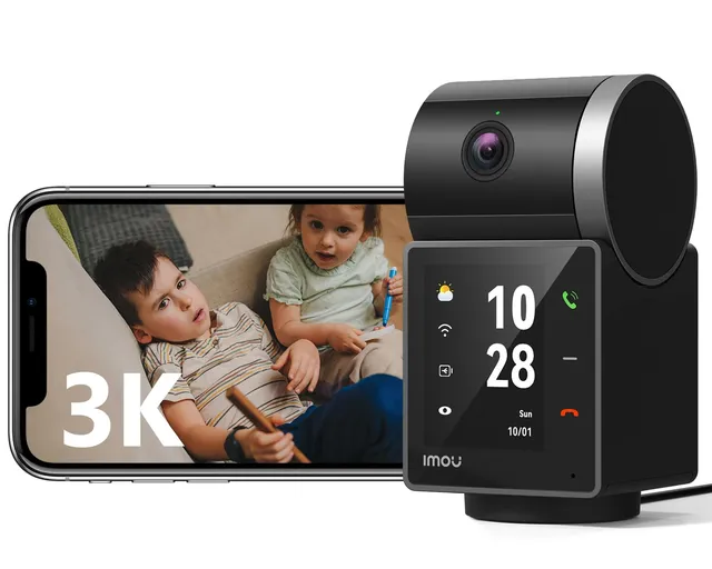 imou-rex-vt-pro-cam-ra-surveillance-wifi-3k-5mp-360-avec-cran-2-4 image 1