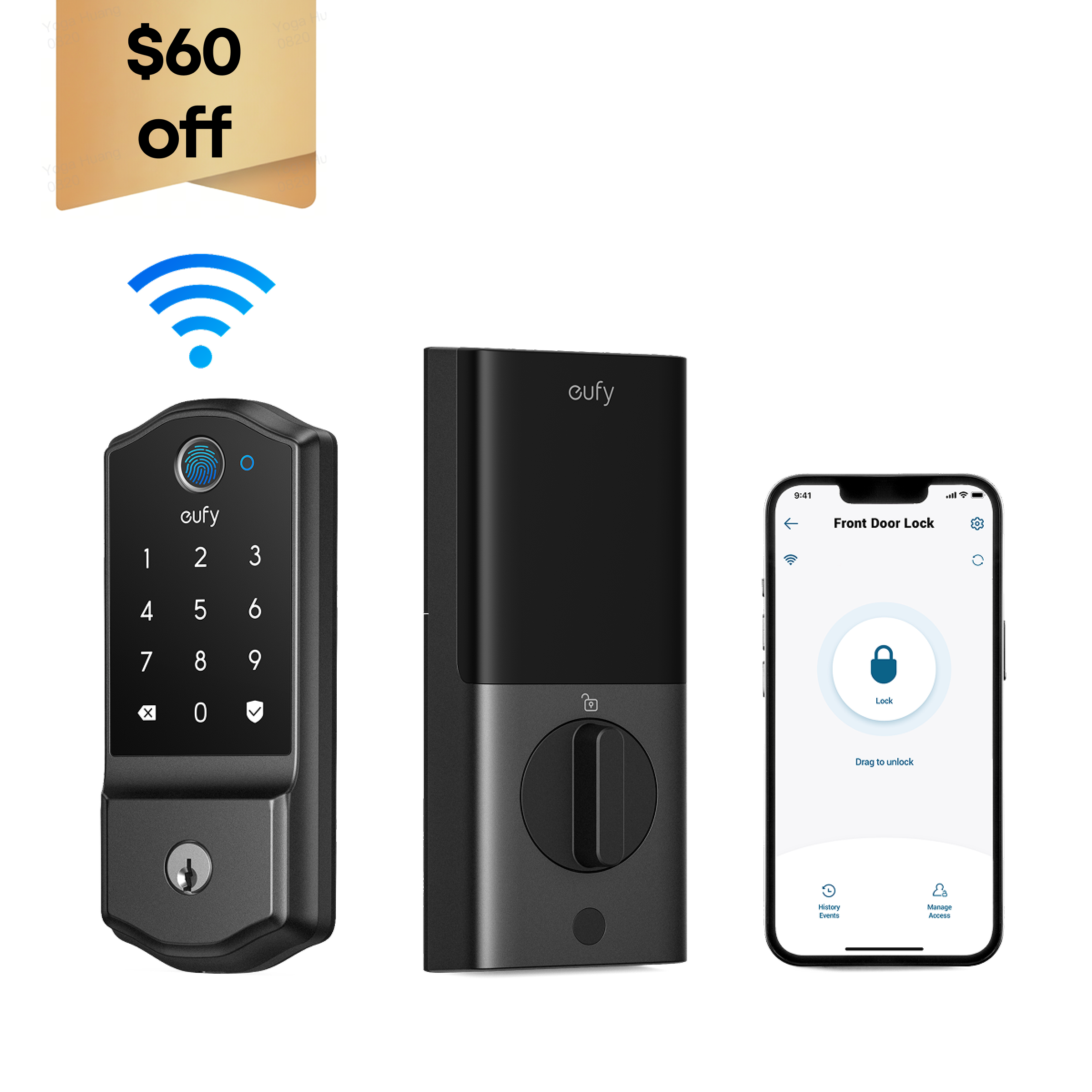 eufy-smart-lock-c220-serrure-connect-e-empreinte-digitale image 1