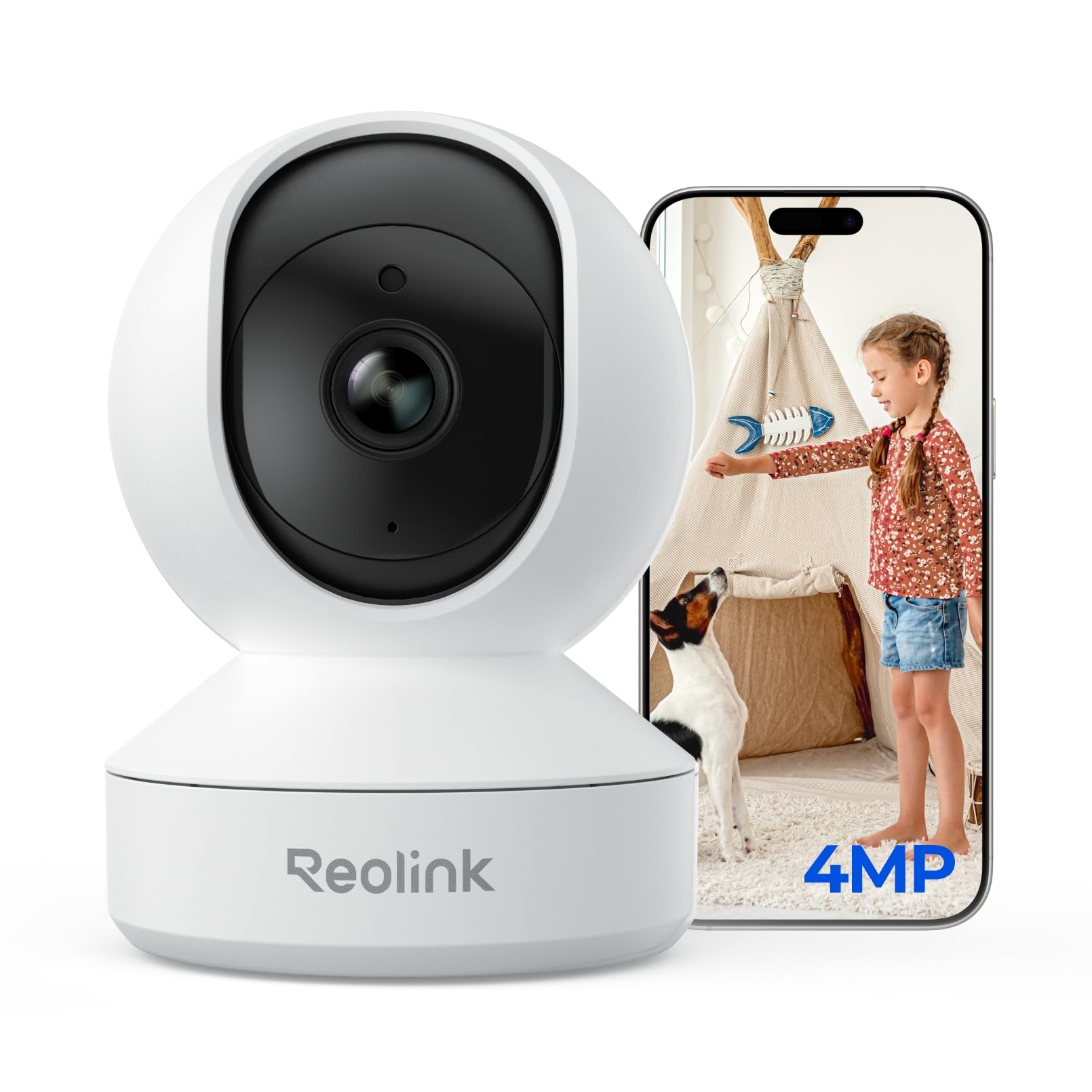 reolink-e1-cam-ra-surveillance-int-rieure-wifi-4mp-360-pan-tilt-audio-bidirectio image 1