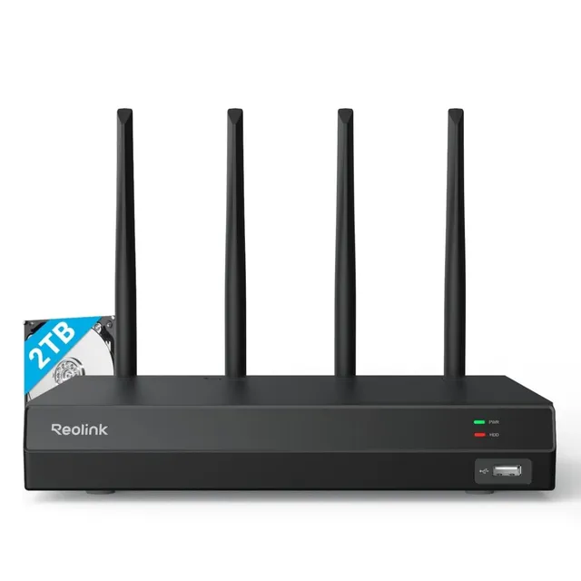 reolink-rln12w-4k-12ch-wifi-nvr-avec-wi-fi-6-hdd-2-to-int-gr-wifi-2-4-5-ghz image 1