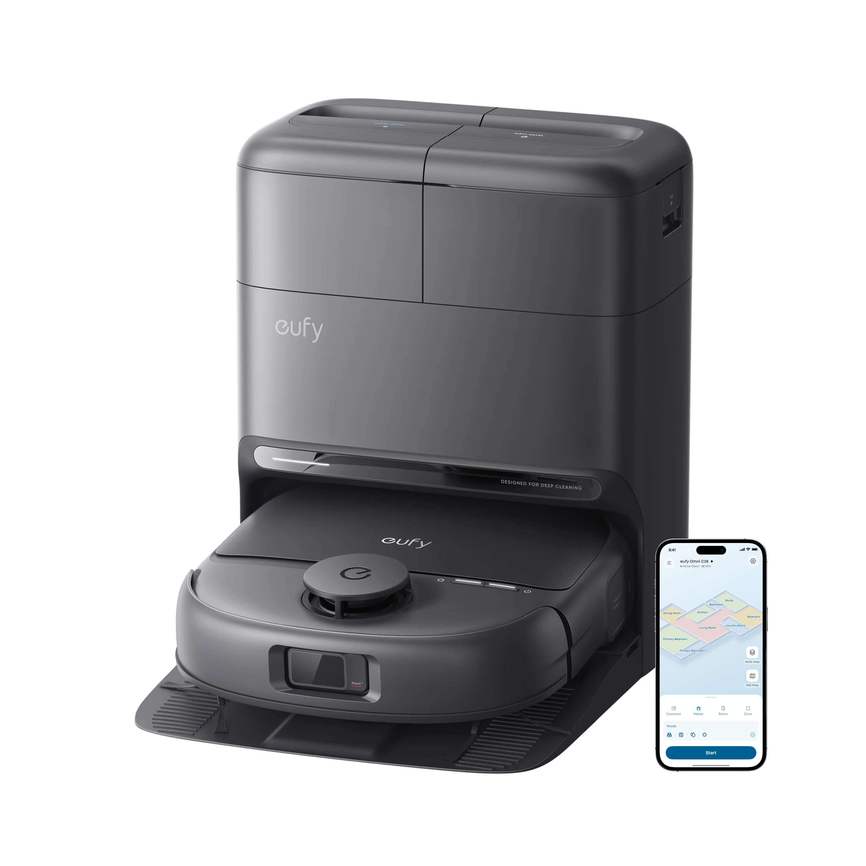 eufy-omni-c28-robot-aspirateur-laveur-avec-station-tout-en-un-5-en-1 image 1