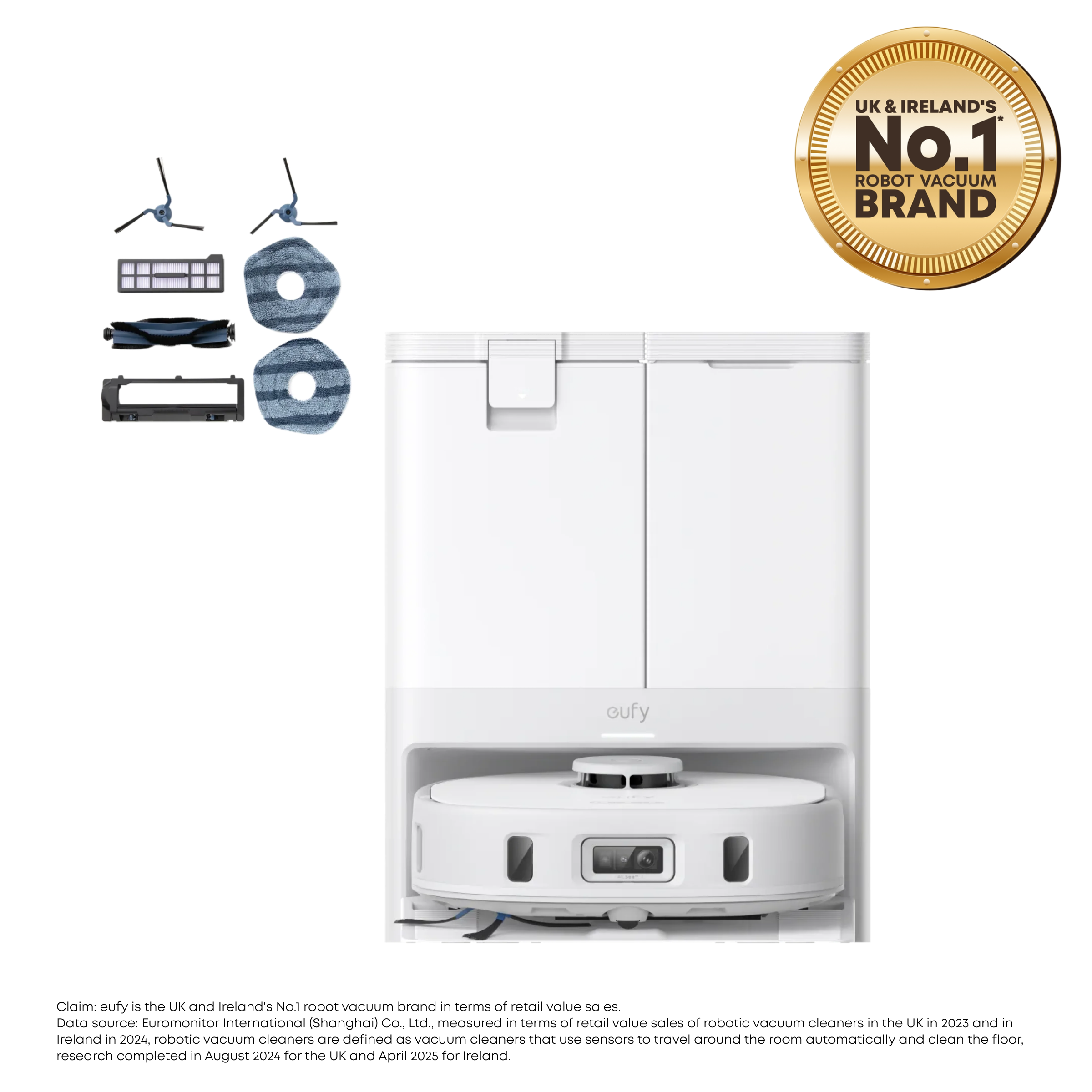 eufy-x10-pro-omni-blanc-kit-pi-ces-de-rechange-robot-aspirateur-laveur image 2