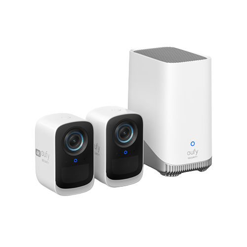 eufy-eufycam-3c-s300-kit-2-cam-ras-4k-homebase-3-2 image 1