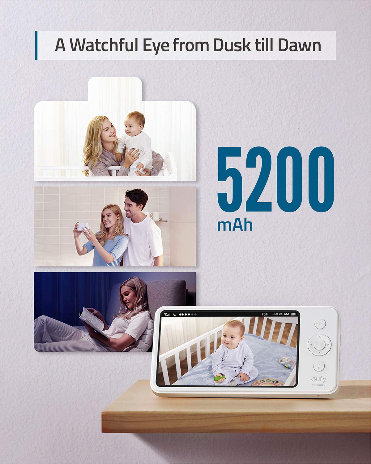 eufy-baby-e210-spaceview-pro-moniteur-vid-o-b-b-5-pouces-720p image 5