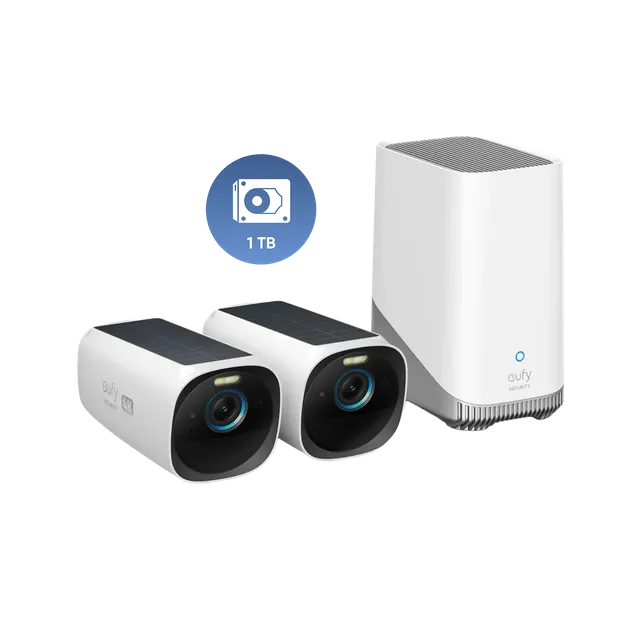 eufy-eufycam-s330-eufycam-3-disque-dur-1-to-kit-cam-ra-4k-solaire image 1