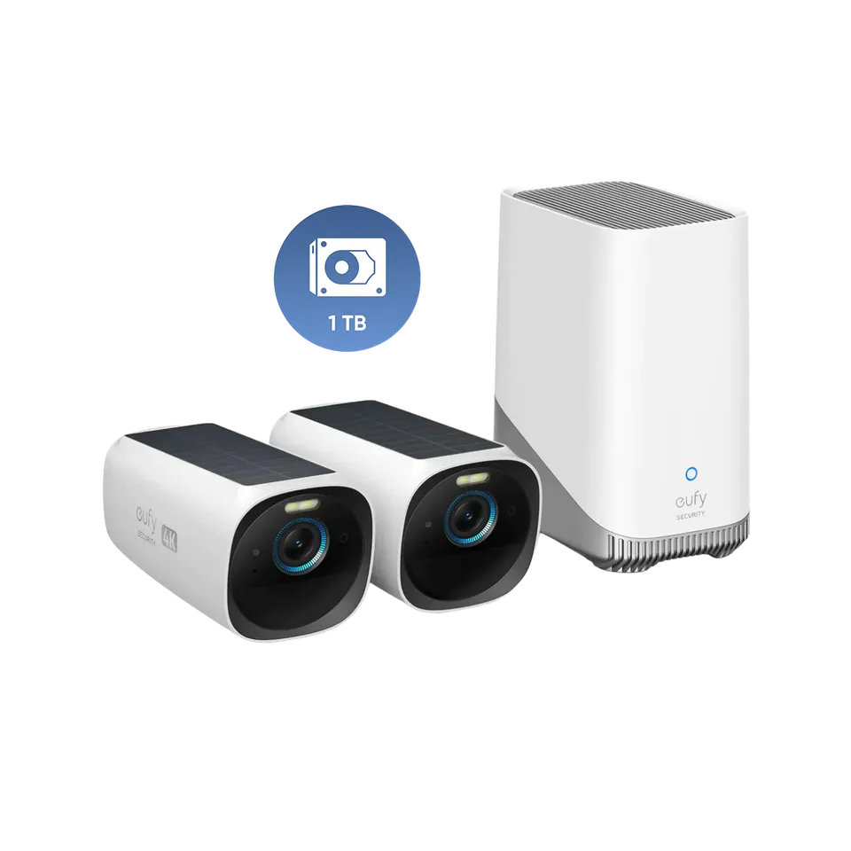 eufy-eufycam-s330-eufycam-3-disque-dur-1-to-kit-cam-ra-4k-solaire image 1