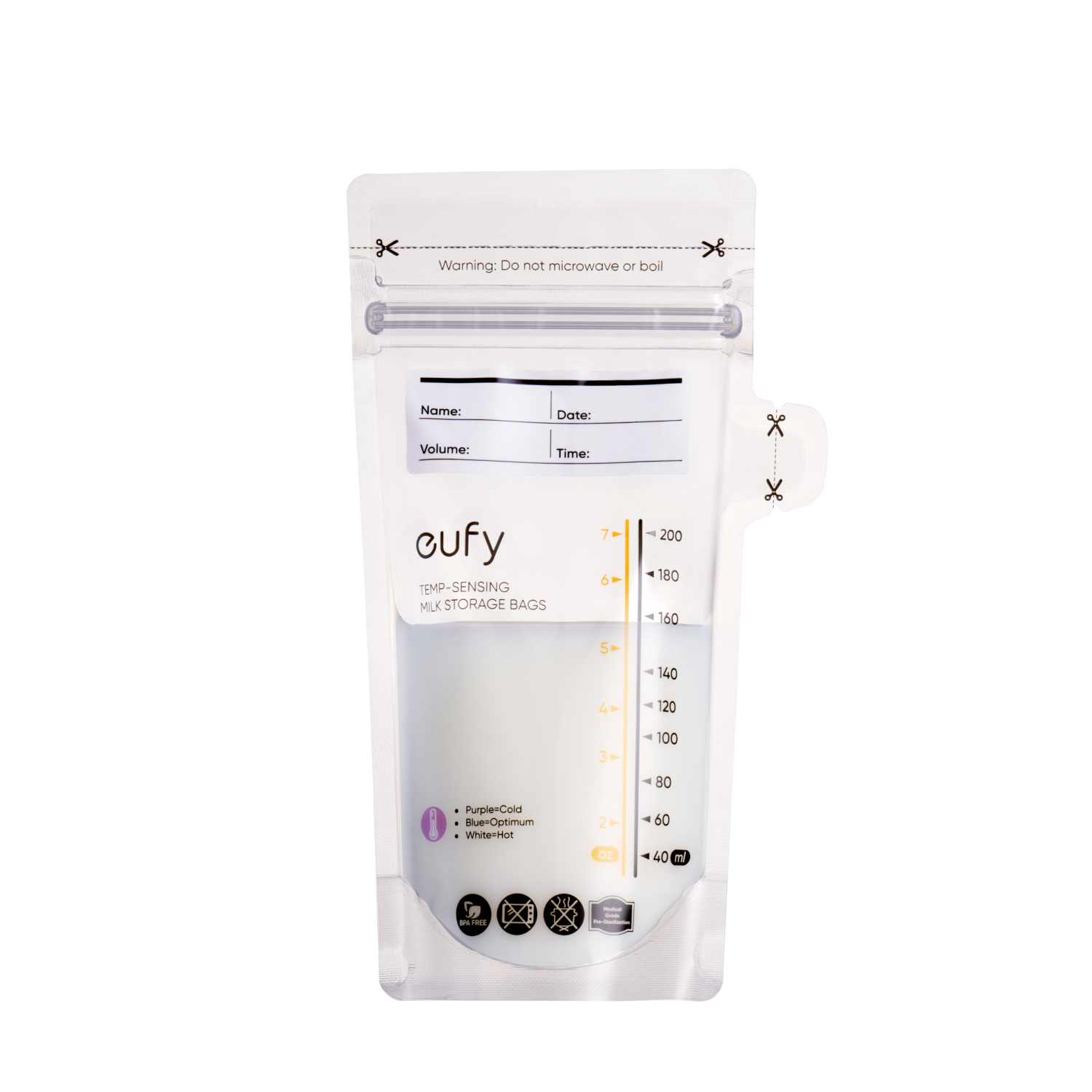 eufy-sachets-de-conservation-lait-maternel-120-pi-ces-207-ml image 1