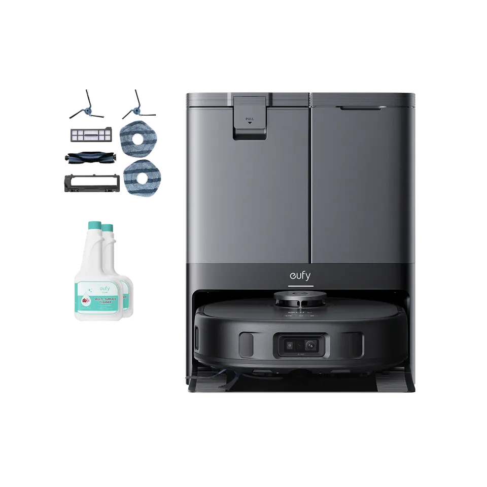 eufy-x10-pro-omni-robot-aspirateur-laveur-8000-pa-kit-pi-ces-solution-sol image 1