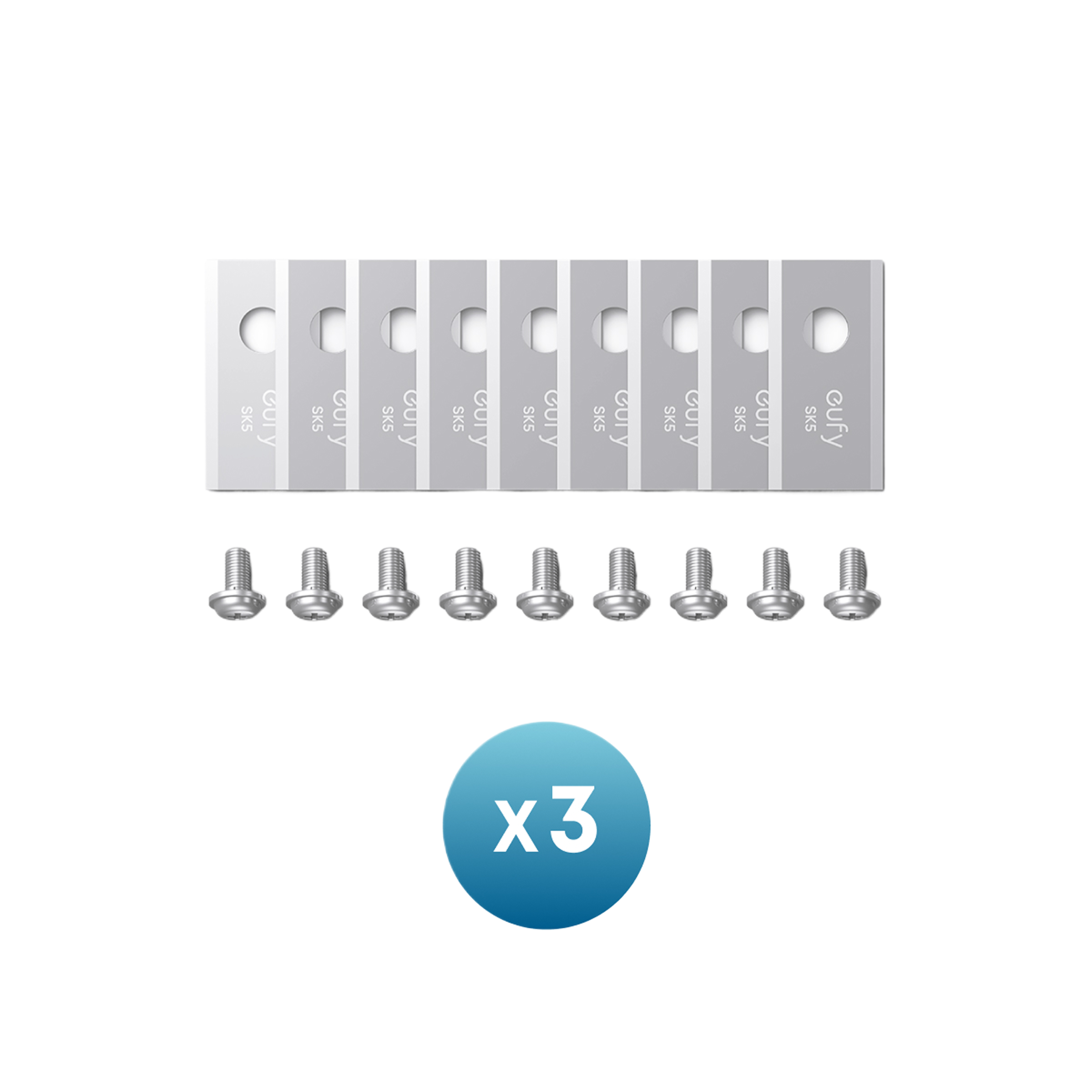 eufy-kit-lames-de-rechange-e15-e18-27-lames-27-vis-tondeuse-robot image 1