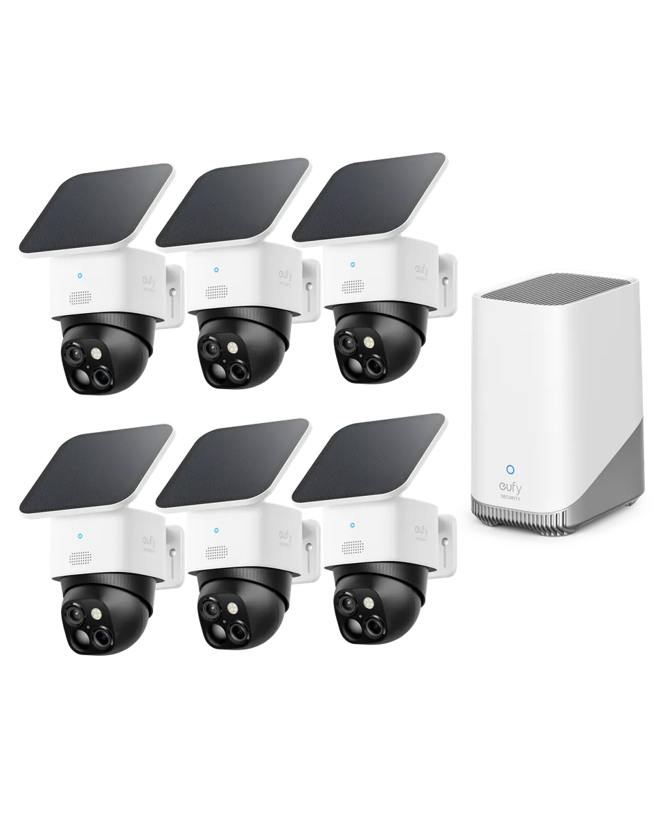 eufy-solocam-s340-kit-6-cam-ras-homebase-s380 image 1