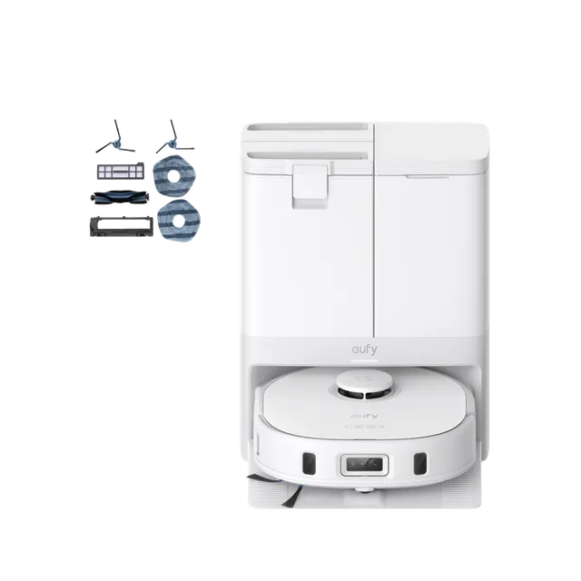 eufy-x10-pro-omni-blanc-robot-aspirateur-laveur-kit-pi-ces-de-rechange image 1