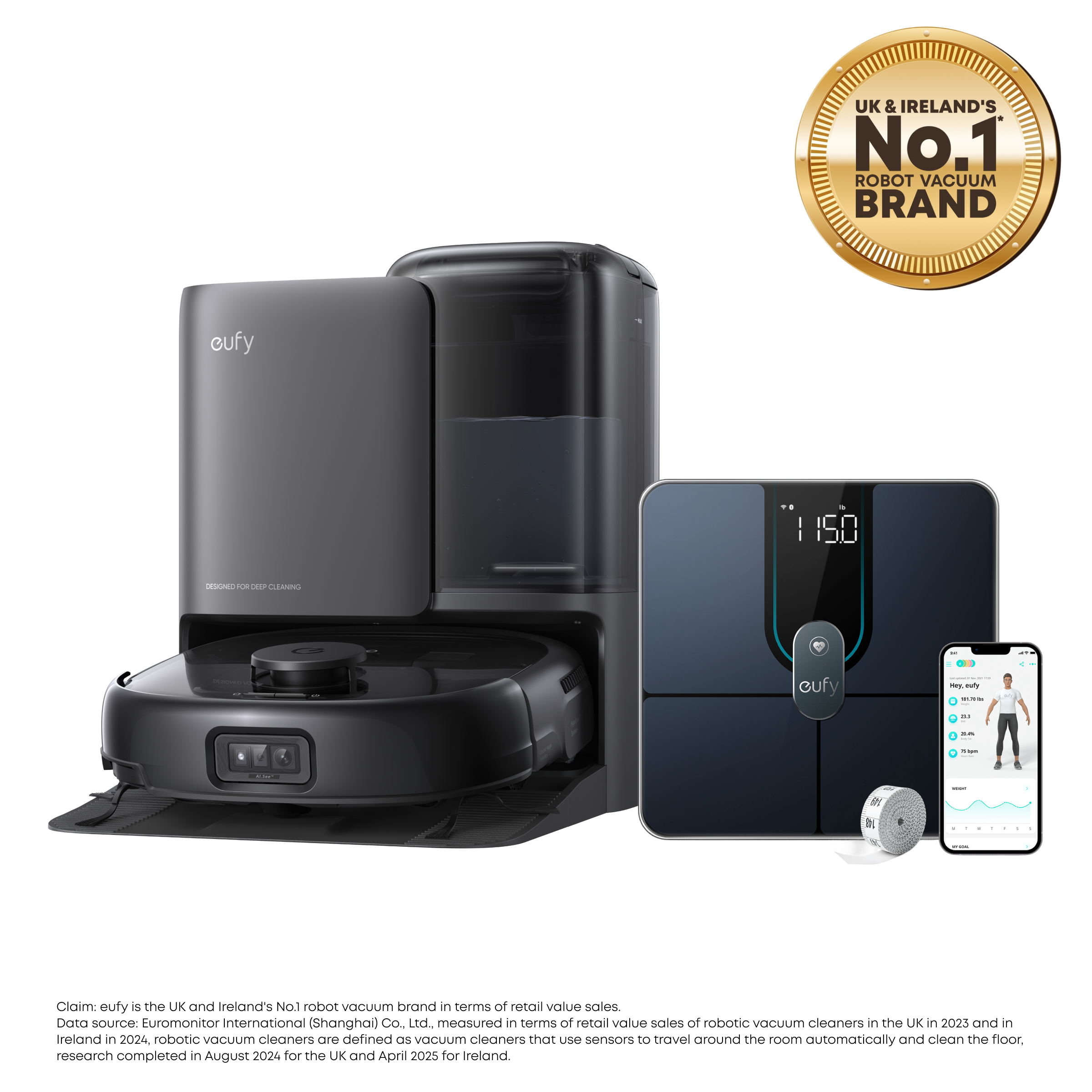 eufy-omni-e25-aspirateur-robot-laveur-balance-connect-e-smart-scale-p2-pro image 2